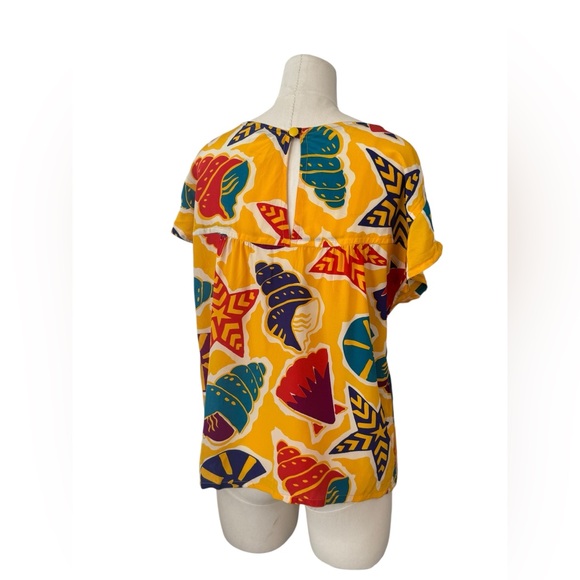 Karl Lagerfeld Vintage 100% Silk Blouse Size 40 (XL) - Picture 6 of 8